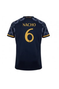 Real Madrid Nacho #6 Jalkapallovaatteet Vieraspaita 2023-24 Lyhythihainen